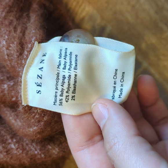 Sezane Micky Jumper in Hazelnut - Picture 11 of 15